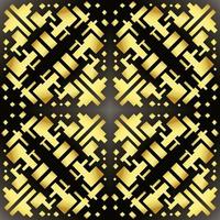 This is a golden texture with complex geometric shapes in the Art Deco style vector