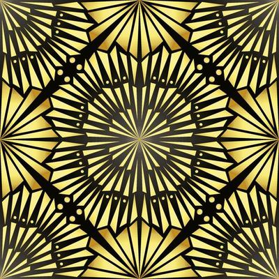 This is a golden texture with geometric colors in the Art Deco style