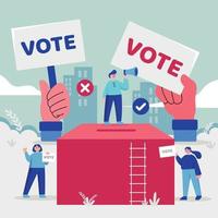 People Vote US Election vector