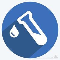 Icon Vector of Drop - Long Shadow Style