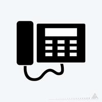 Vector Graphic of Phone - Black Style