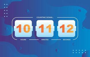 New Year Count Down Background vector
