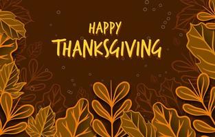 Happy Thanksgiving Background vector