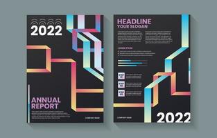 Annual Report Template vector