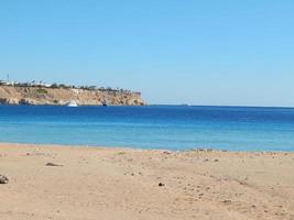 Nature beaches of the resort in Egypt Sharm El Sheikh photo