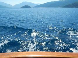 Yachting marina of Marmaris in Turkey resort town on the Aegean Sea photo