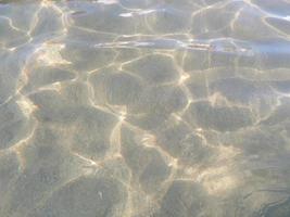 Texture of sea water in the Red Sea of Egypt photo