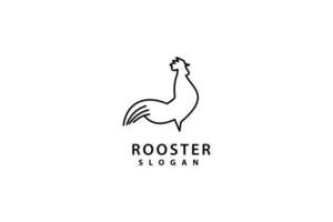 Rooster icon template design vector icon illustration