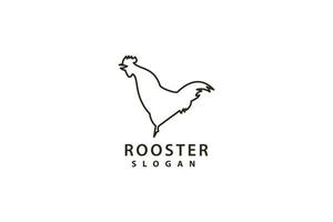 Rooster icon template design vector icon illustration