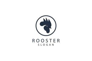 Rooster icon template design vector icon illustration