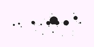 Spray painted brushes, Paint splatter dots free vector