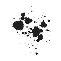 Spray painted brushes, Paint splatter dots free vector