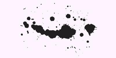 Spray painted brushes, Paint splatter dots free vector