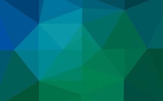 Dark Blue, Green vector polygonal background.