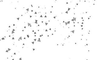 Light Silver, Gray vector template with crystals, triangles.