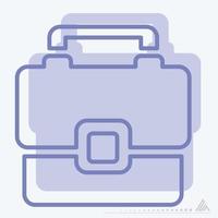 Icon Vector of Briefcase - Two Tone Style