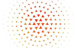 Light Yellow, Orange vector layout with lines, triangles.