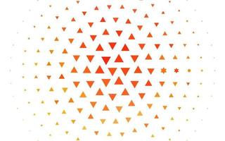 Light Yellow, Orange vector layout with lines, triangles.