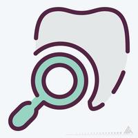 Icon Vector of Dentist - Line Cut Style