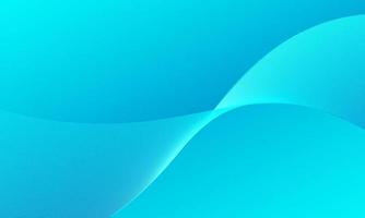 abstract background with turquoise blue wavy lines vector