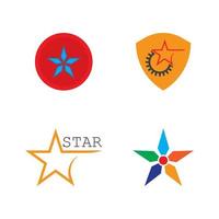 Star icon Template vector