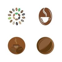 vector de icono de grano de café