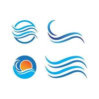 water wave icon vector illustration design