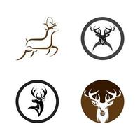 Deer vector icon illustration design