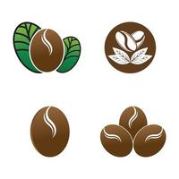 vector de icono de grano de café