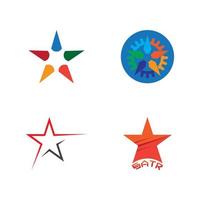 Star icon Template vector