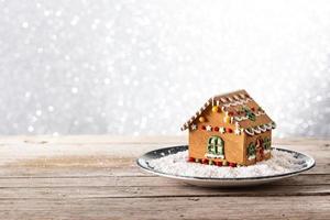 Christmas gingerbread house photo