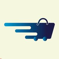 Ecommerce Shopping Bag Logo for Business and Company vector