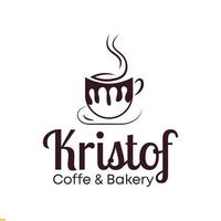 Coffee Shop Logo Design Template For Restaurant Business vector