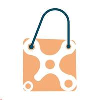 Ecommerce Shopping Bag Logo for Business and Company vector