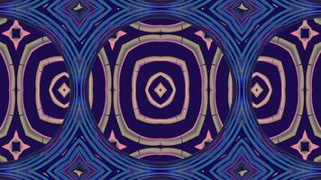 Abstract multicolored symmetrical kaleidoscope background video