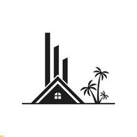 diseño de logotipos inmobiliarios para empresas y negocios. vector