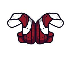 american football jacket vector
