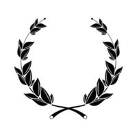 decorative laurel wreath vector