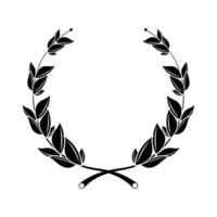 decorative laurel wreath vector