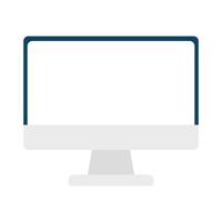 desktop computer device vector