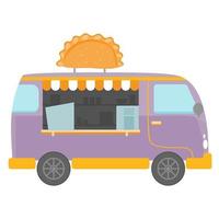 empanada food truck vector design