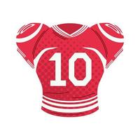 american football shirt vector