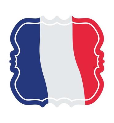 french stamp representation