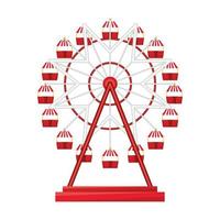 fair wheel design vector