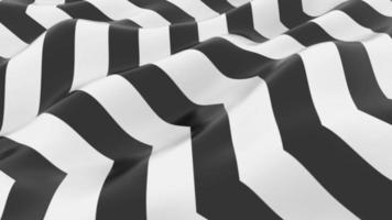 Fondo abstracto de patrón de onda líquida en blanco y negro video