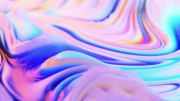 Fondo abstracto de patrón de onda fluida multicolor 3d video