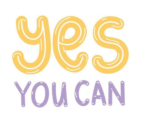 yes you can lettering