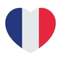 french heart illustration vector