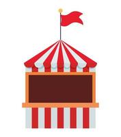 fair tent illustration vector