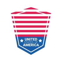 united states of america emblem vector